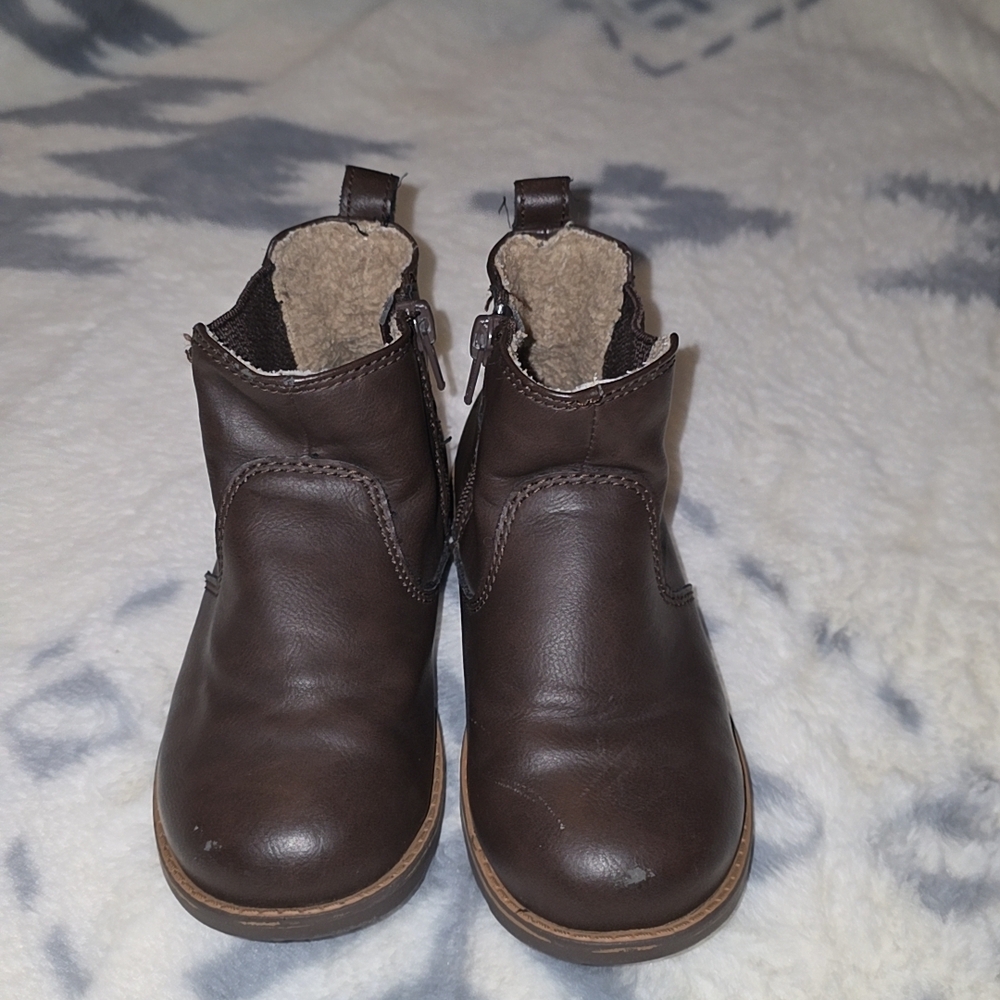 Cat & Jack Dark Brown Kids Boots